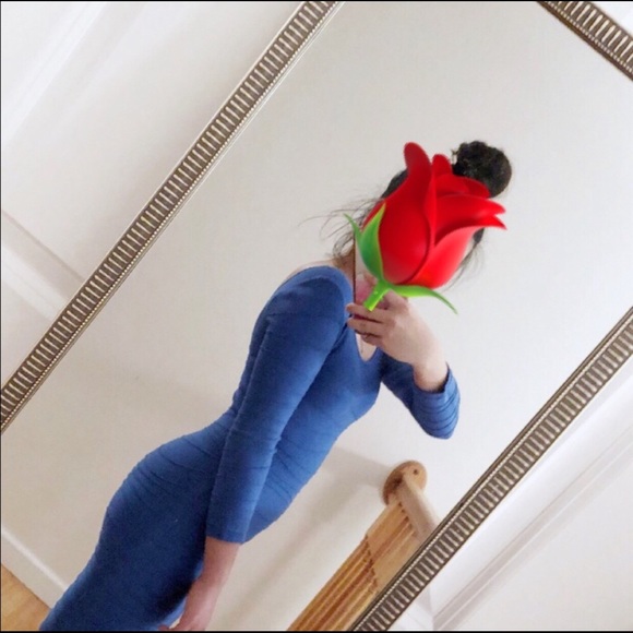 Arden B blue bodycon mini dress - Picture 3 of 6